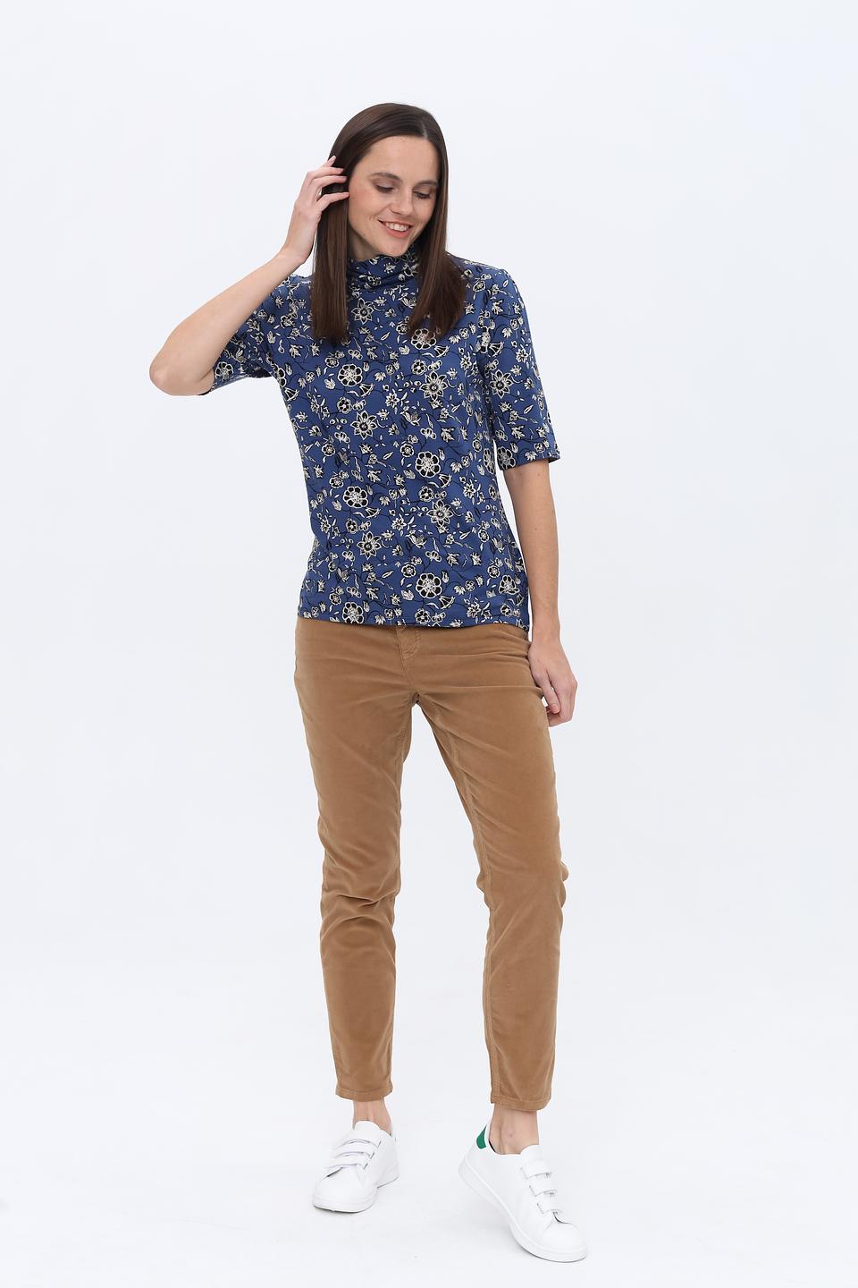 Брюки классические Oui коричневые