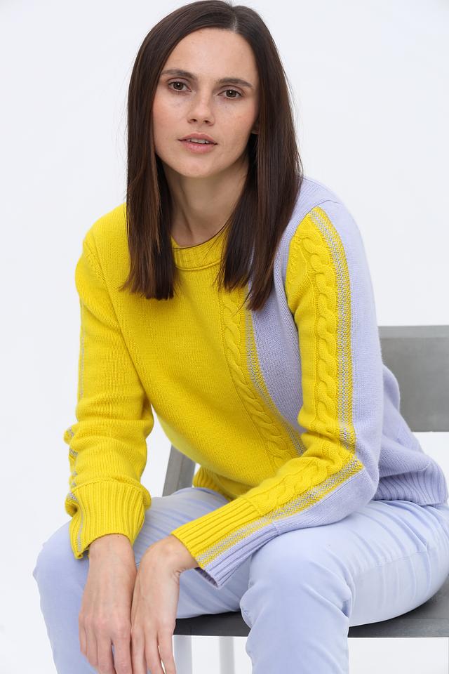 Пуловер Marc Cain двухцветный