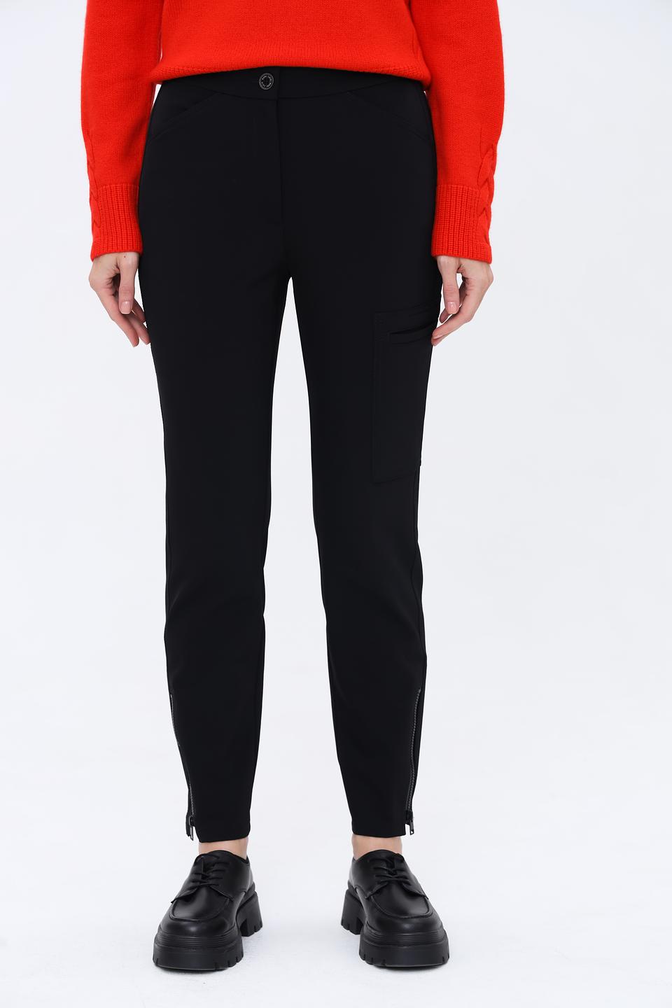 Брюки Marc Cain чёрные с молниями