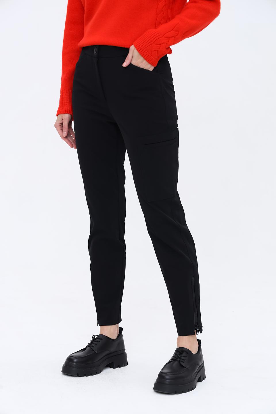 Брюки Marc Cain чёрные с молниями