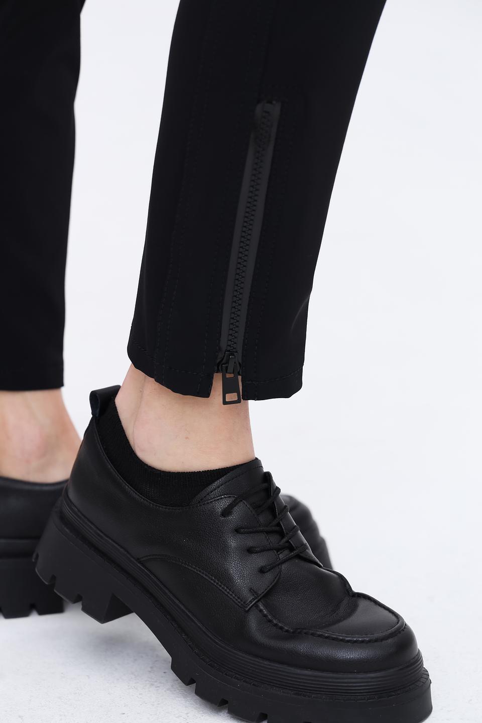 Брюки Marc Cain чёрные с молниями