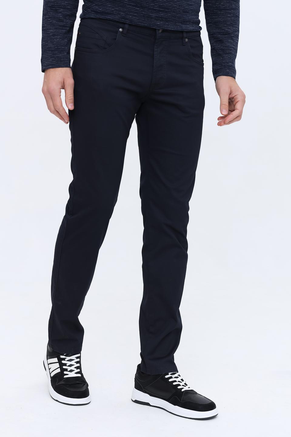 Брюки Bugatti slim fit тёмно-синие