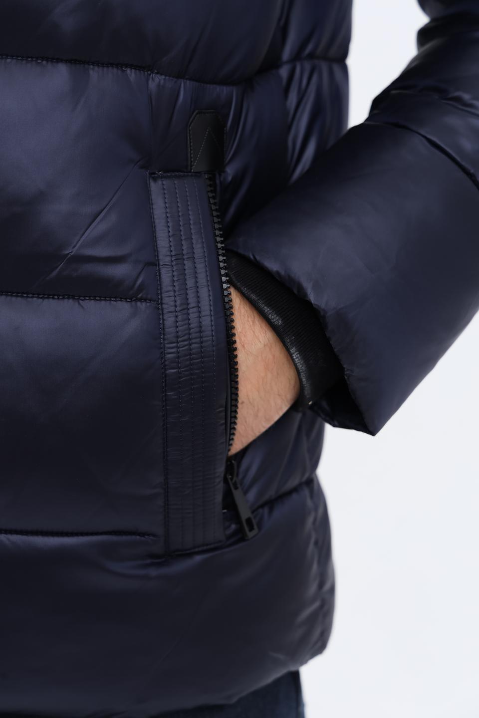 Куртка Pezzo стеганая синяя