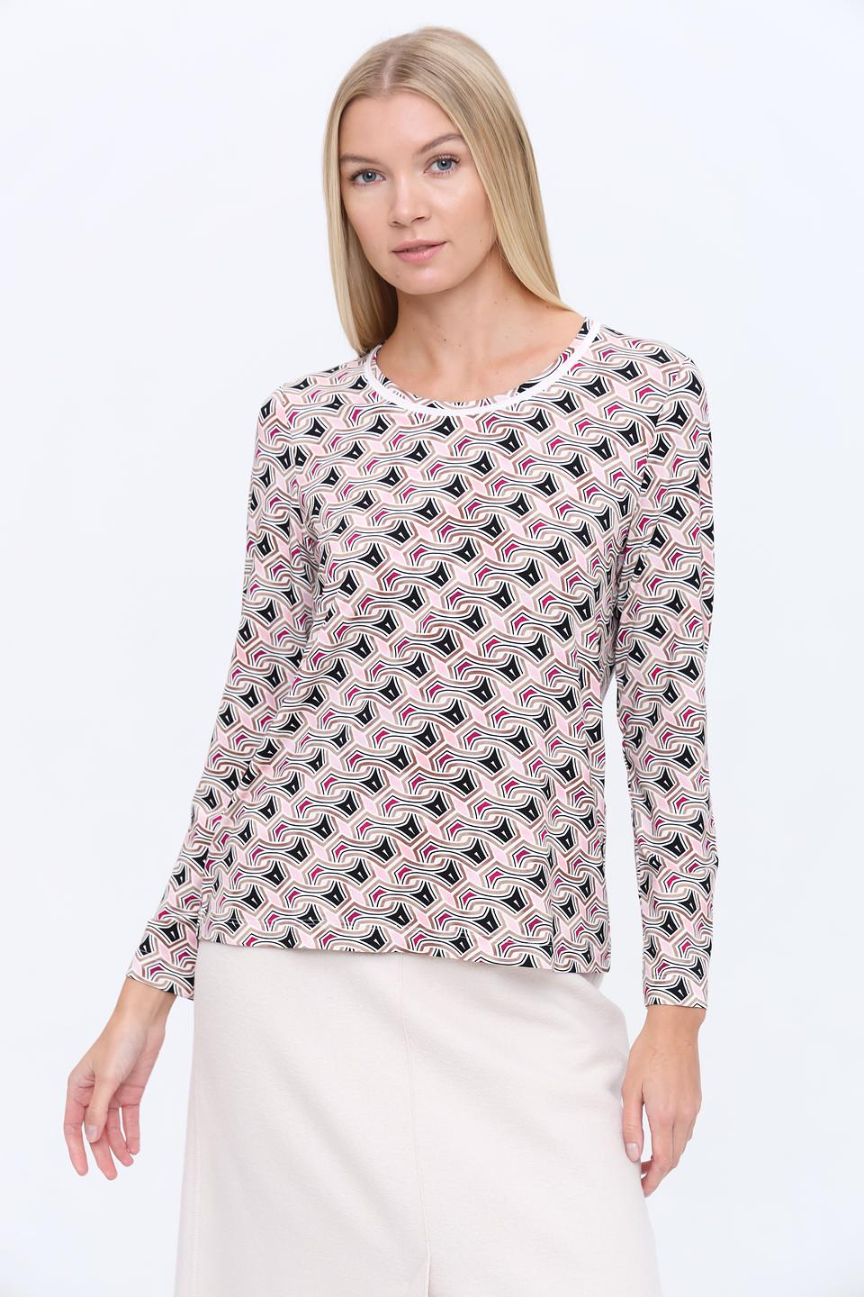 Лонгслив Sommer mann с геометрическим принтом