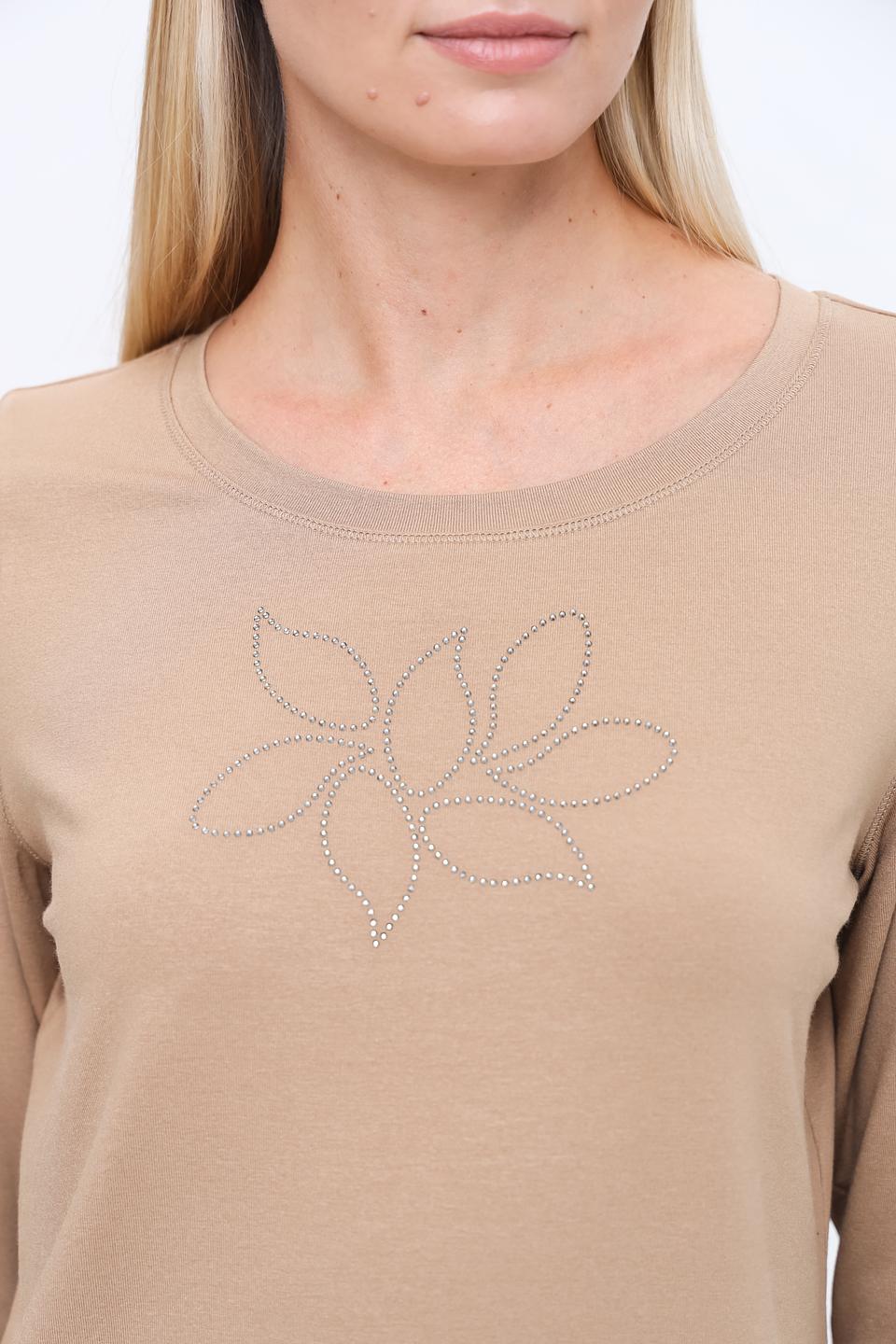 Лонгслив Sommer mann с цветком