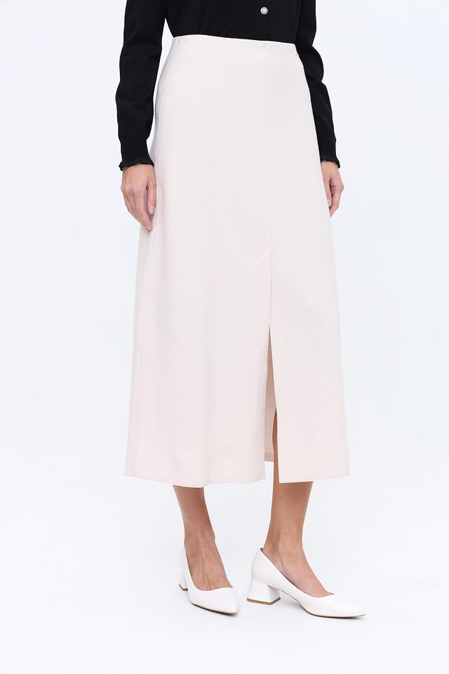 Юбка Marc Cain шерсть бежевая
