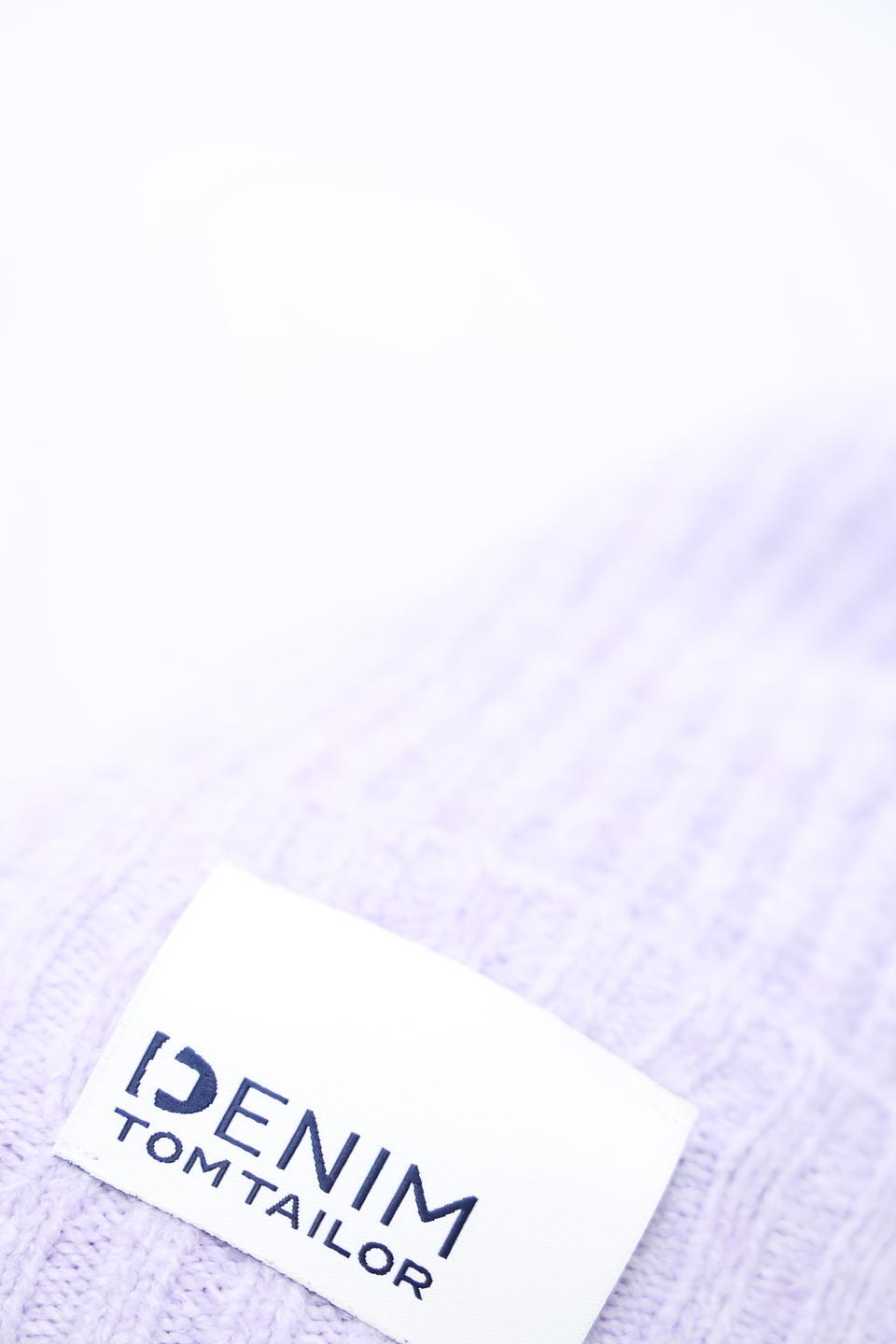 Шапка Tom Tailor denim лавандовая