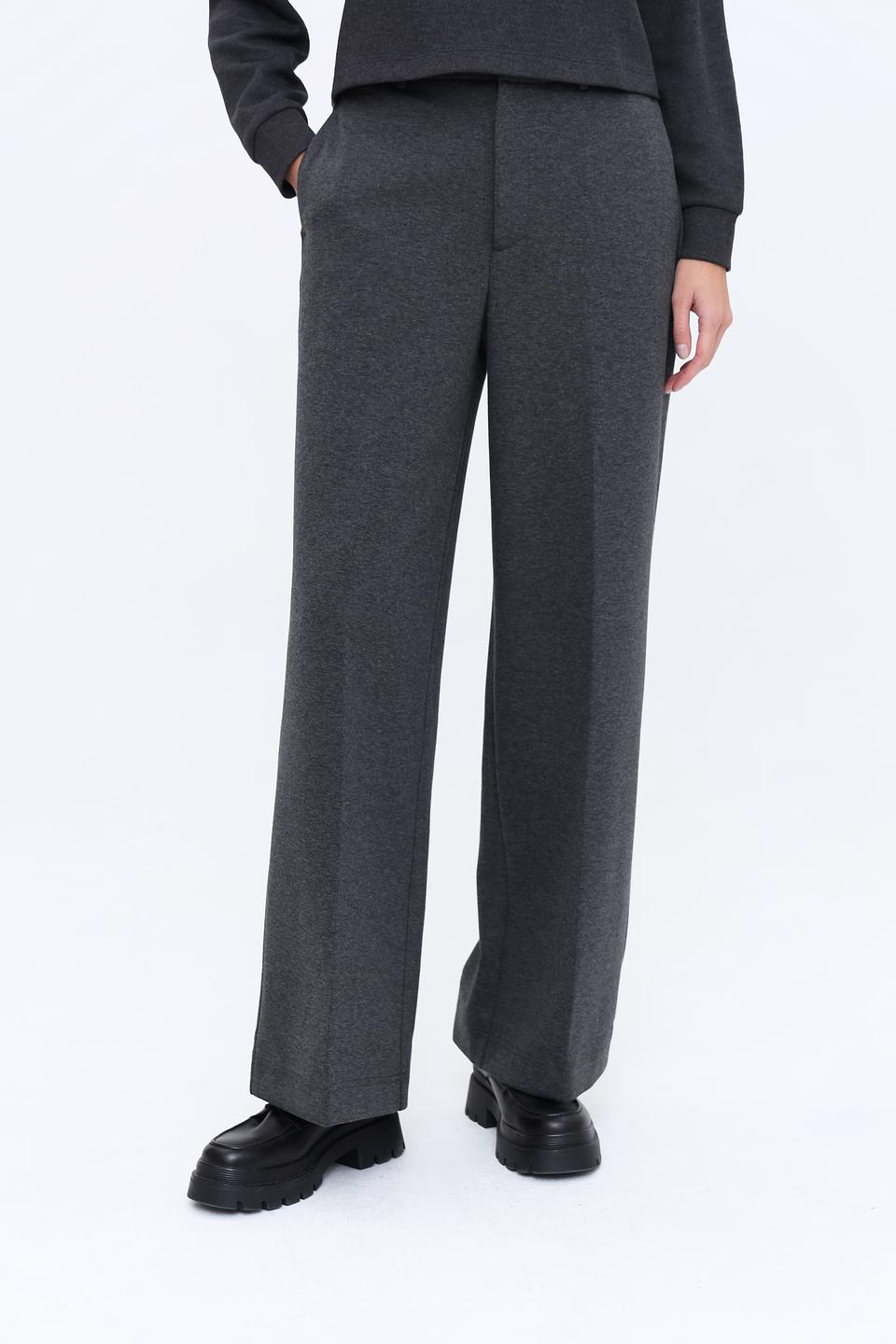 Брюки палаццо Tom Tailor серые