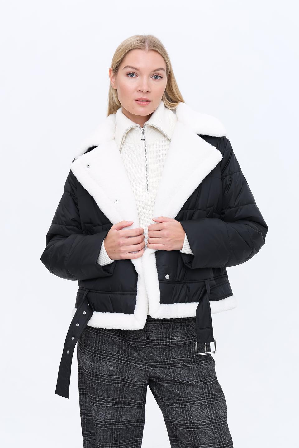 Куртка Boss Orange стеганая чёрная