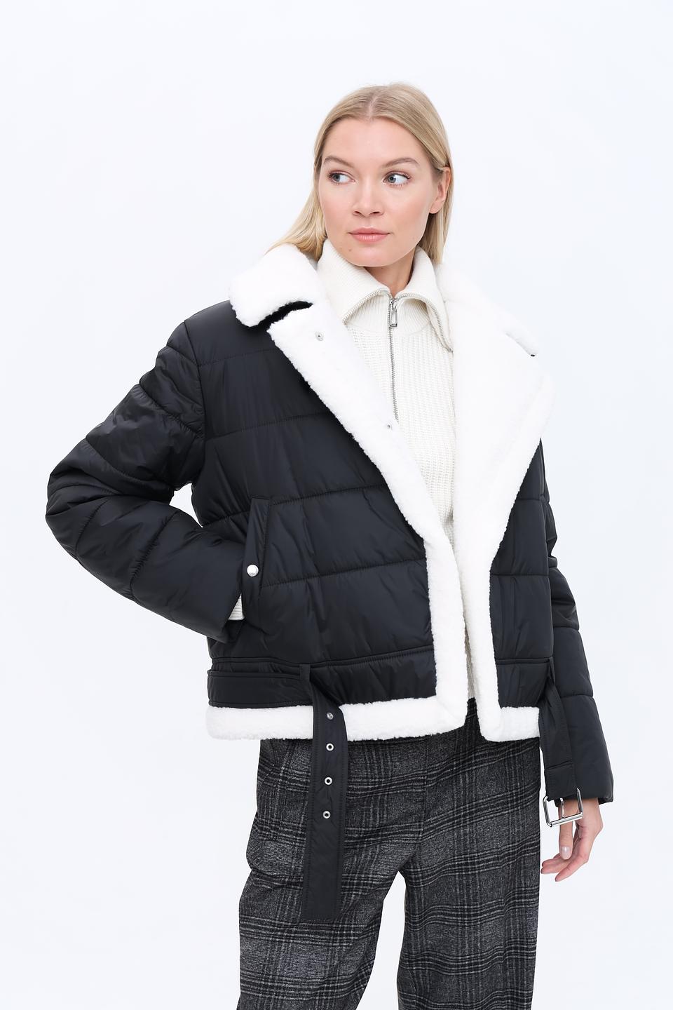 Куртка Boss Orange стеганая чёрная