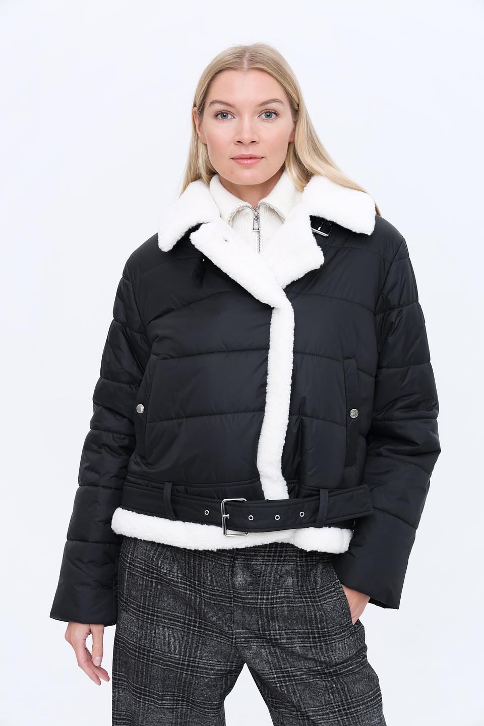 Куртка Boss Orange стеганая чёрная