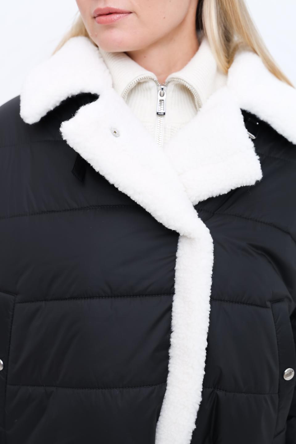 Куртка Boss Orange стеганая чёрная