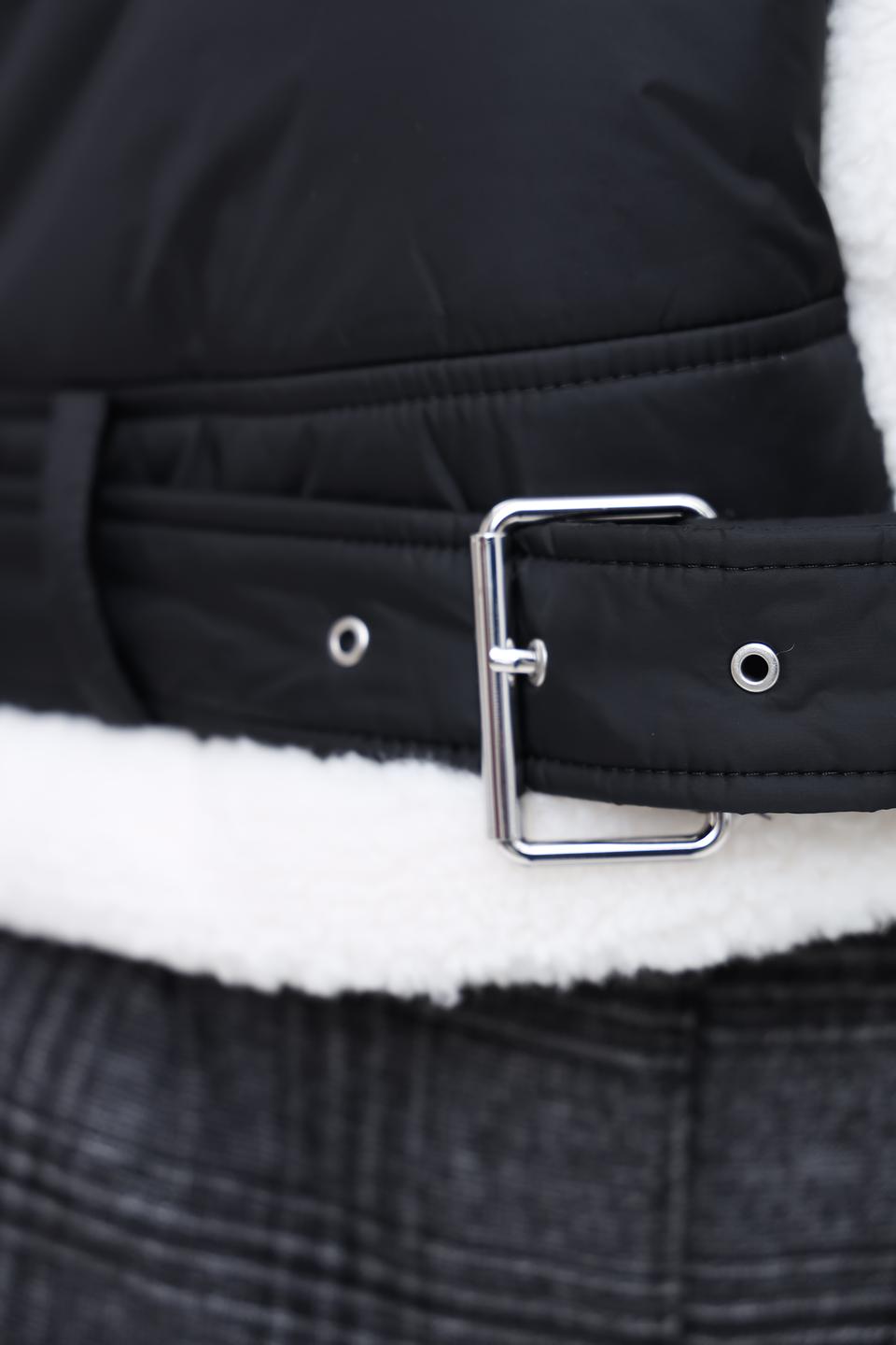 Куртка Boss Orange стеганая чёрная