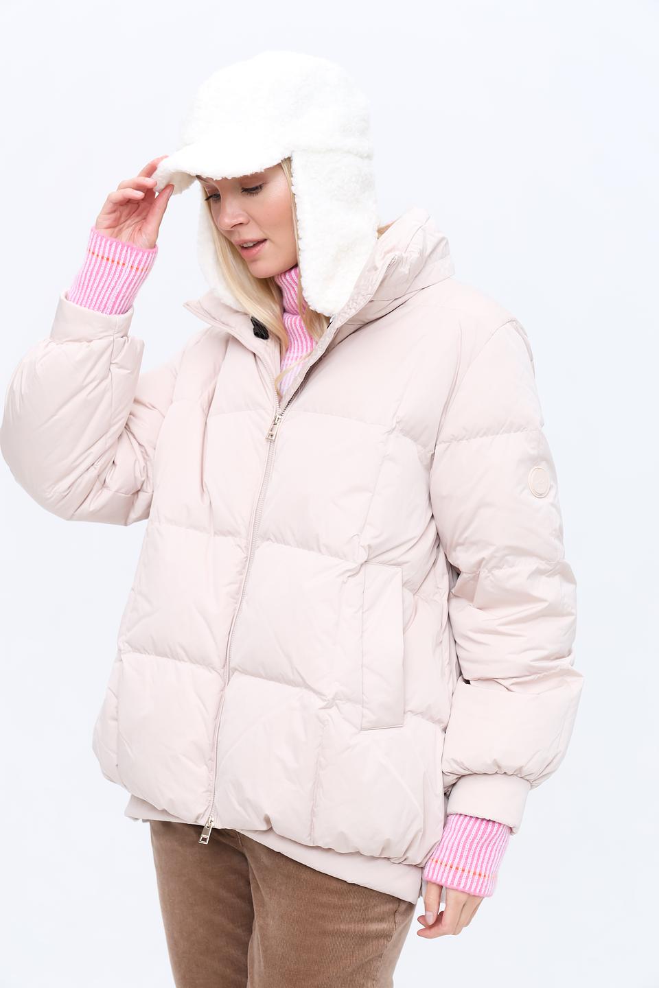 Шапка-ушанка Seeberger белая