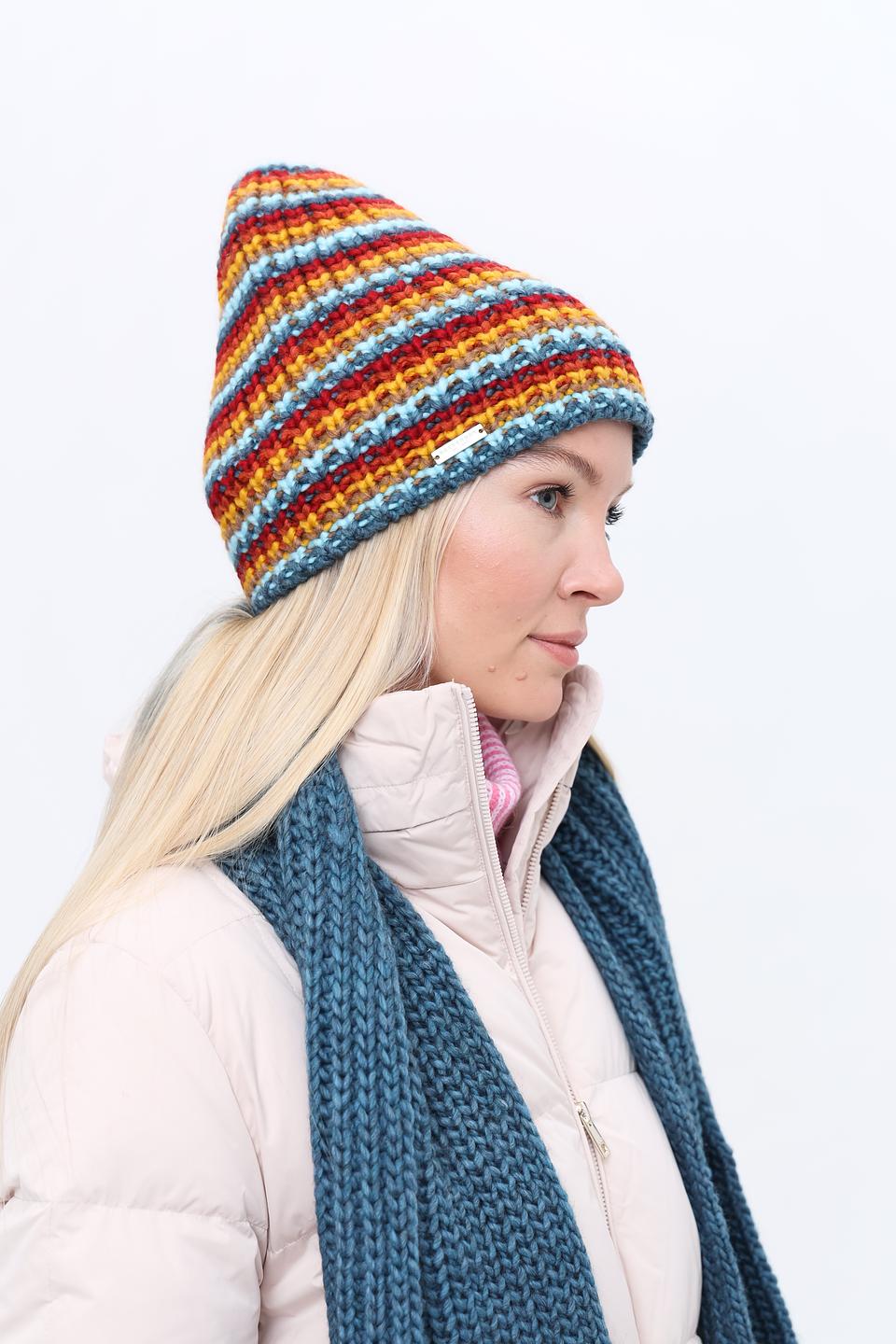 Шапка Seeberger полосатая