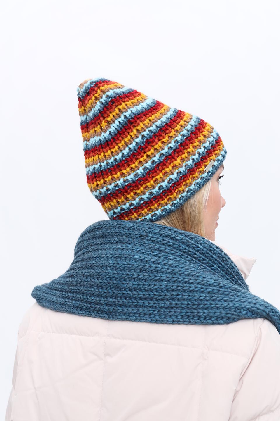 Шапка Seeberger полосатая