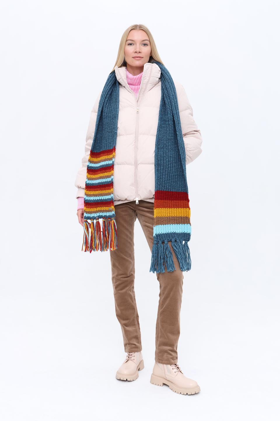 Шарф Seeberger в полоску с кистями