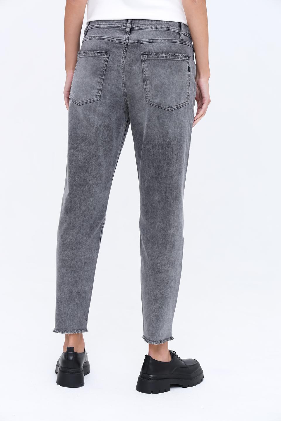 Джинсы Taifun серые с потертостями