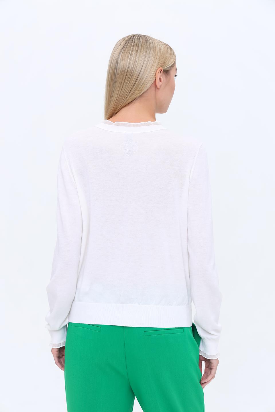 Жакет Marc Cain с пуговицами белый