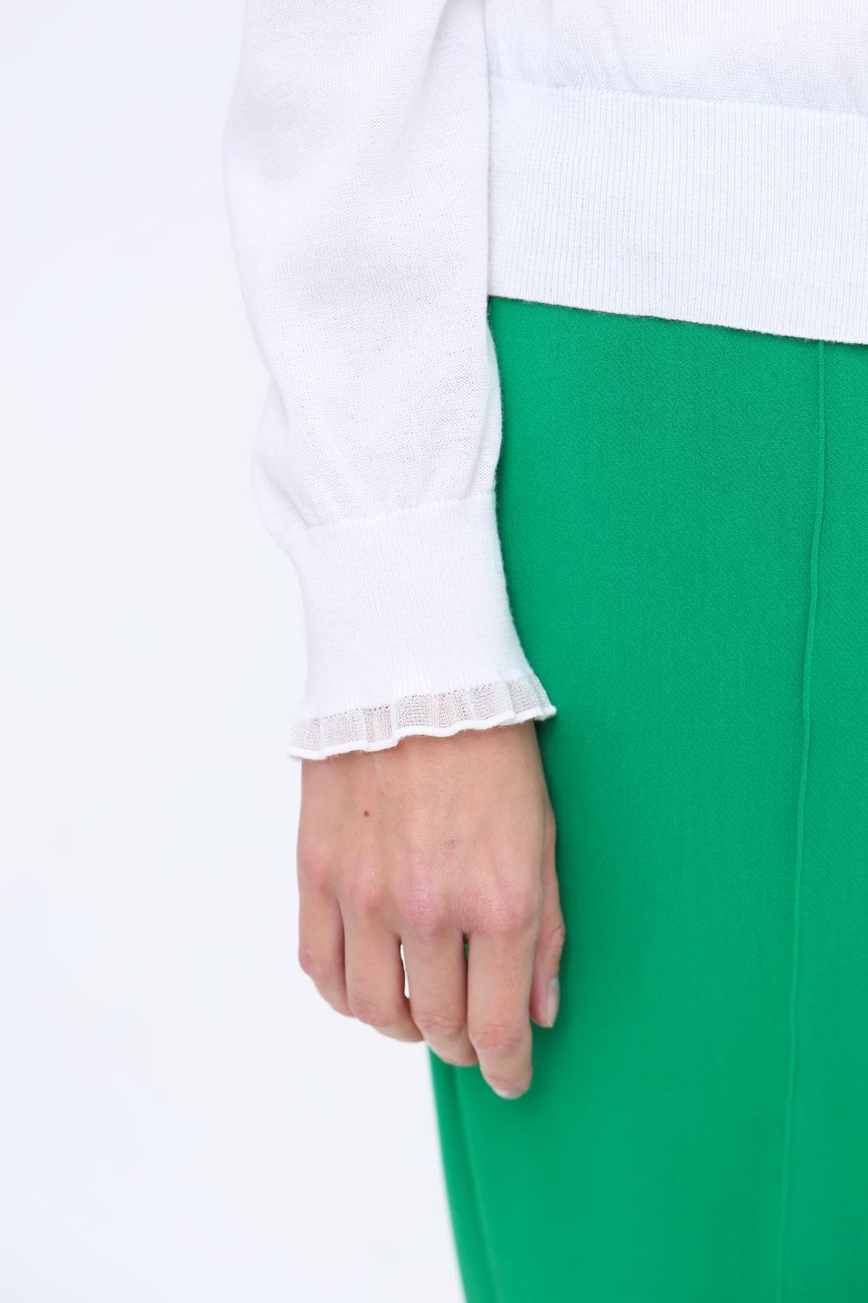 Жакет Marc Cain с пуговицами белый