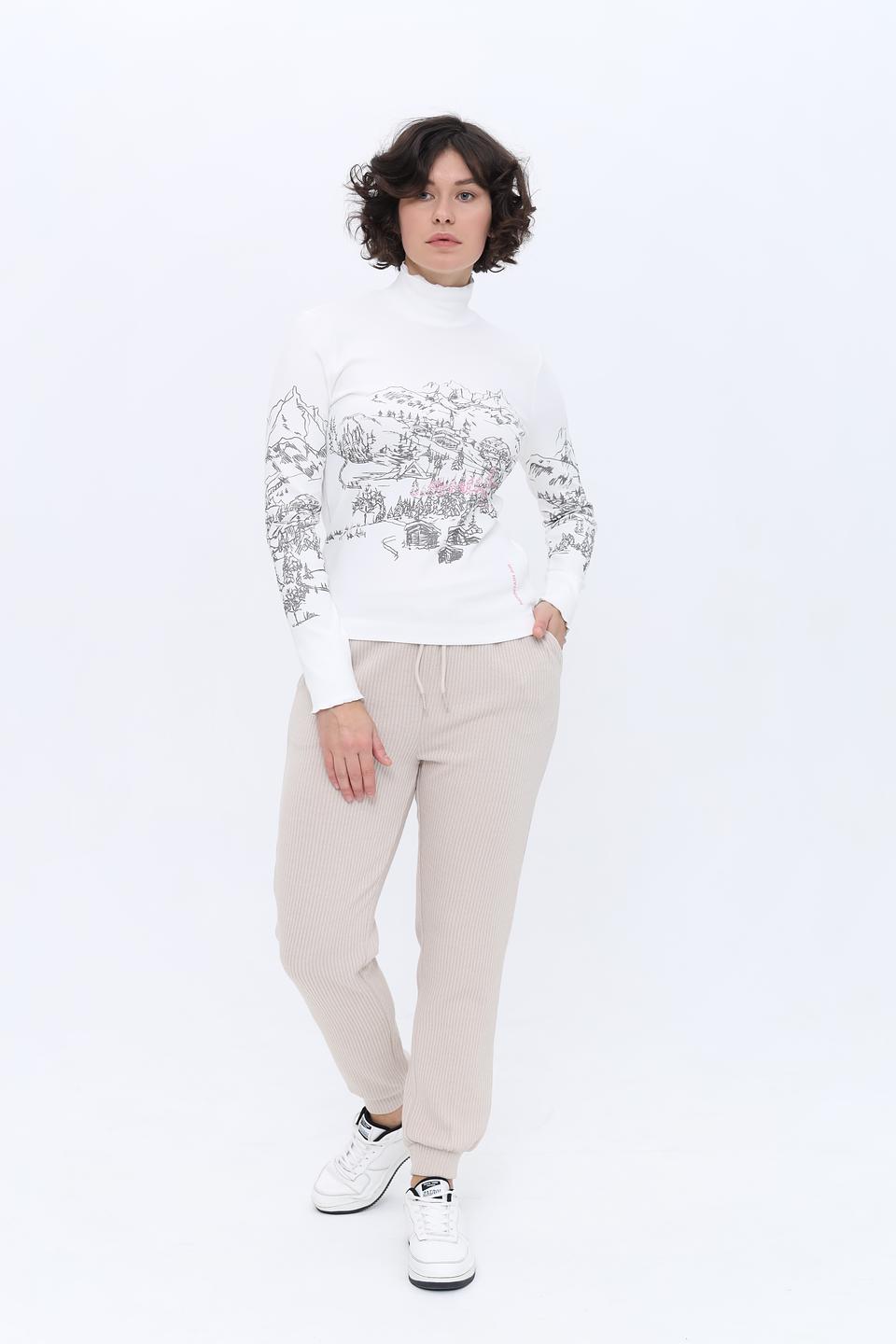 Спортивные брюки Broadway бежевые