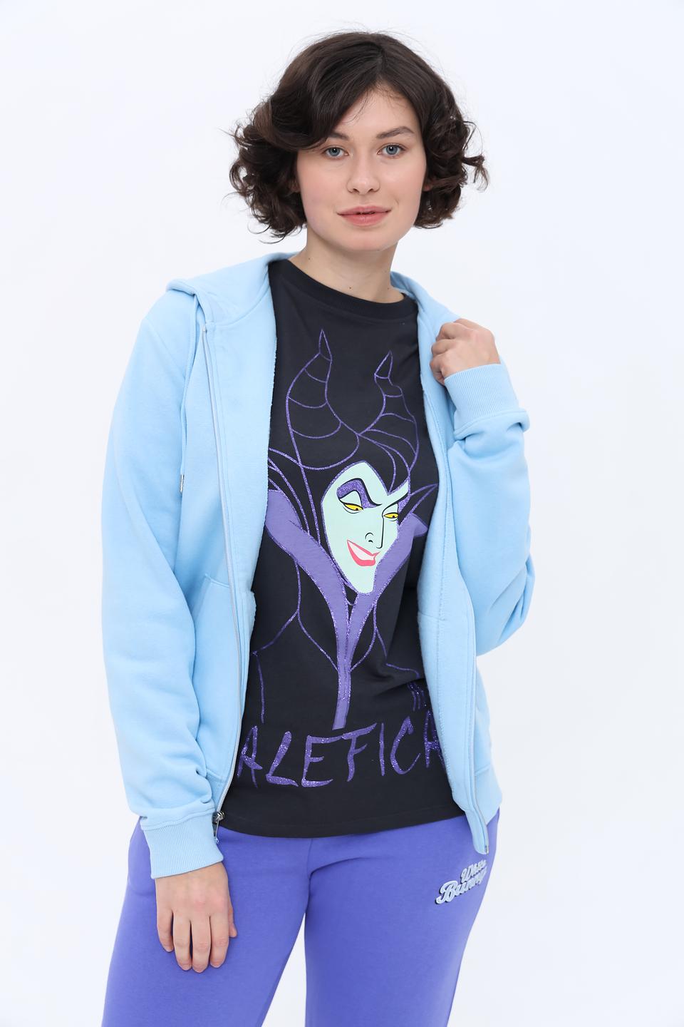 Джемпер Alcott с капюшоном голубой