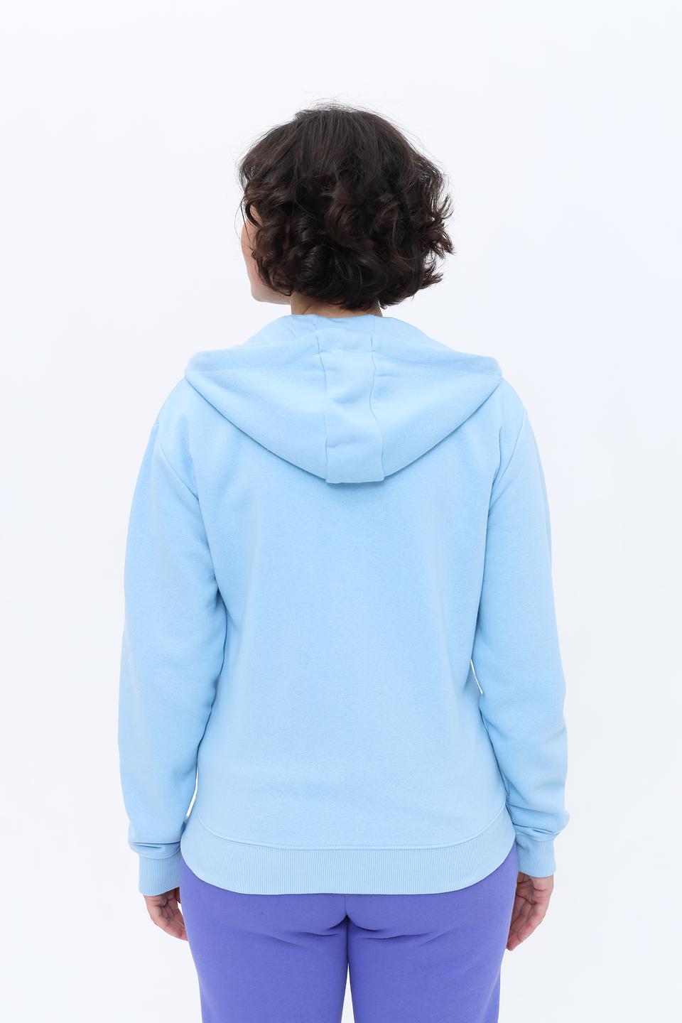 Джемпер Alcott с капюшоном голубой