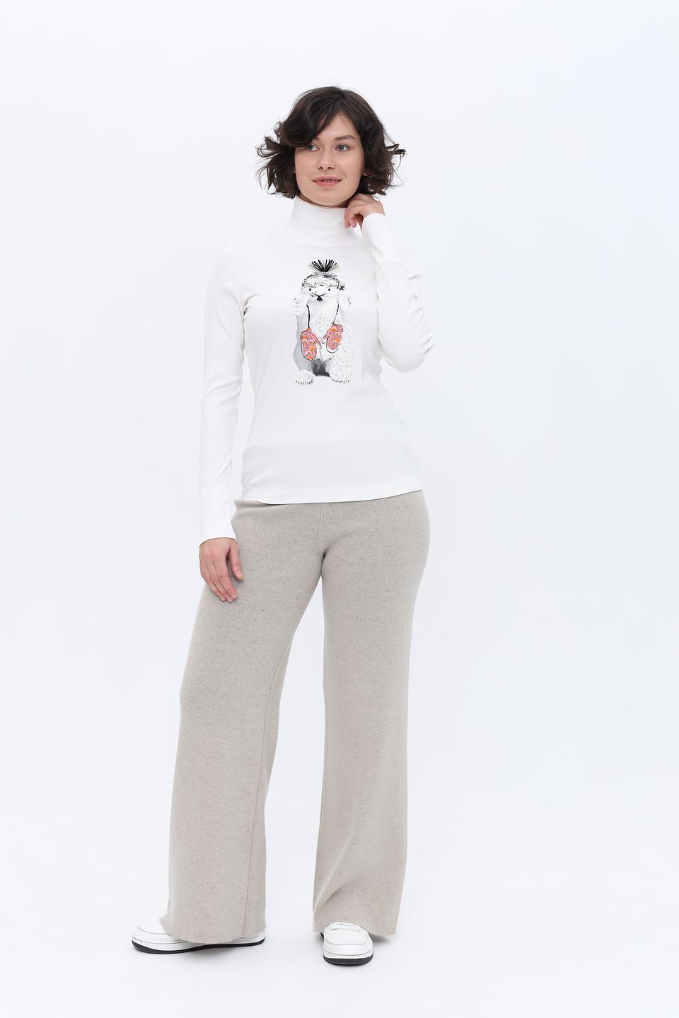 Брюки палаццо Shade бежевые