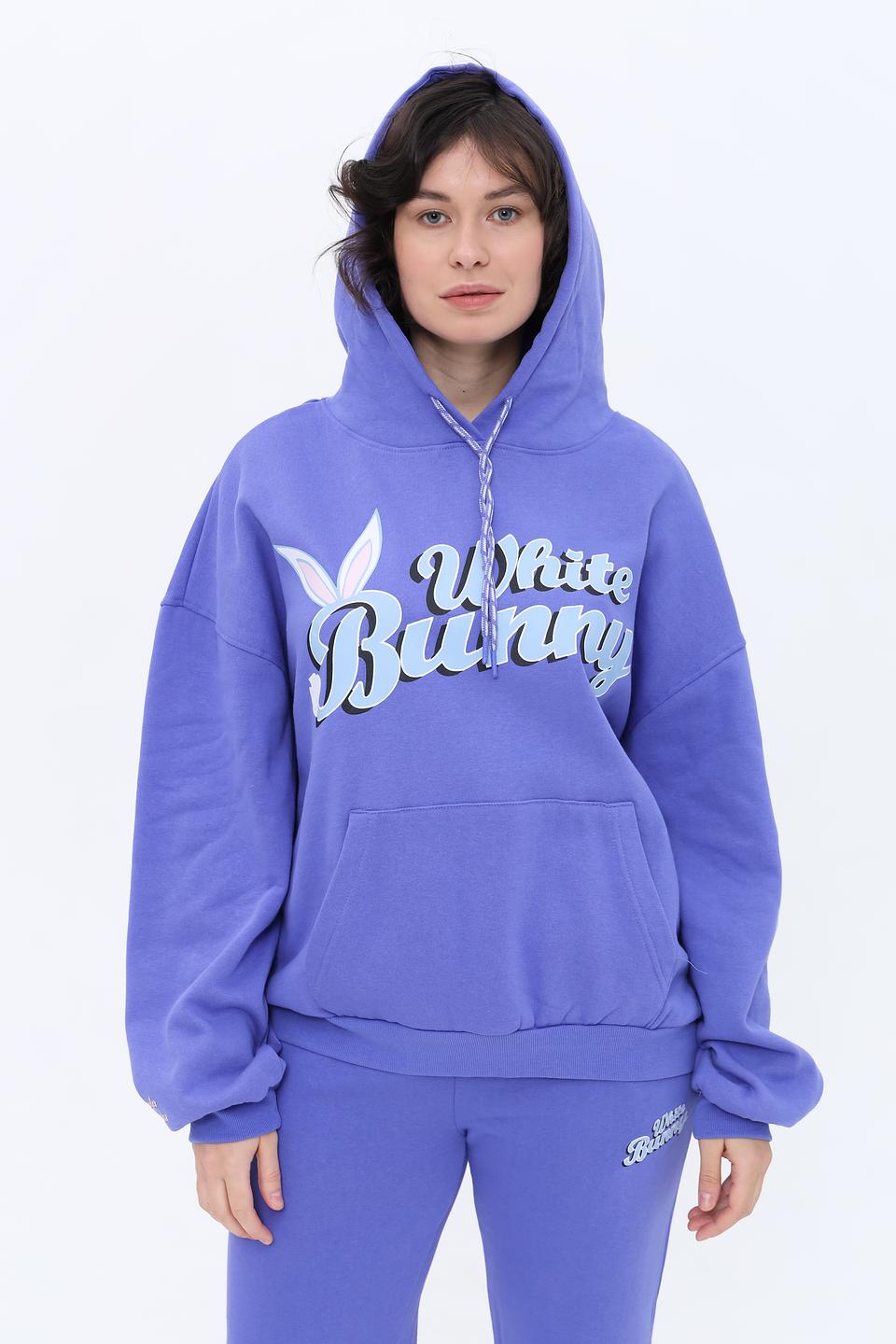 Толстовка Alcott White Bunny лавандовая