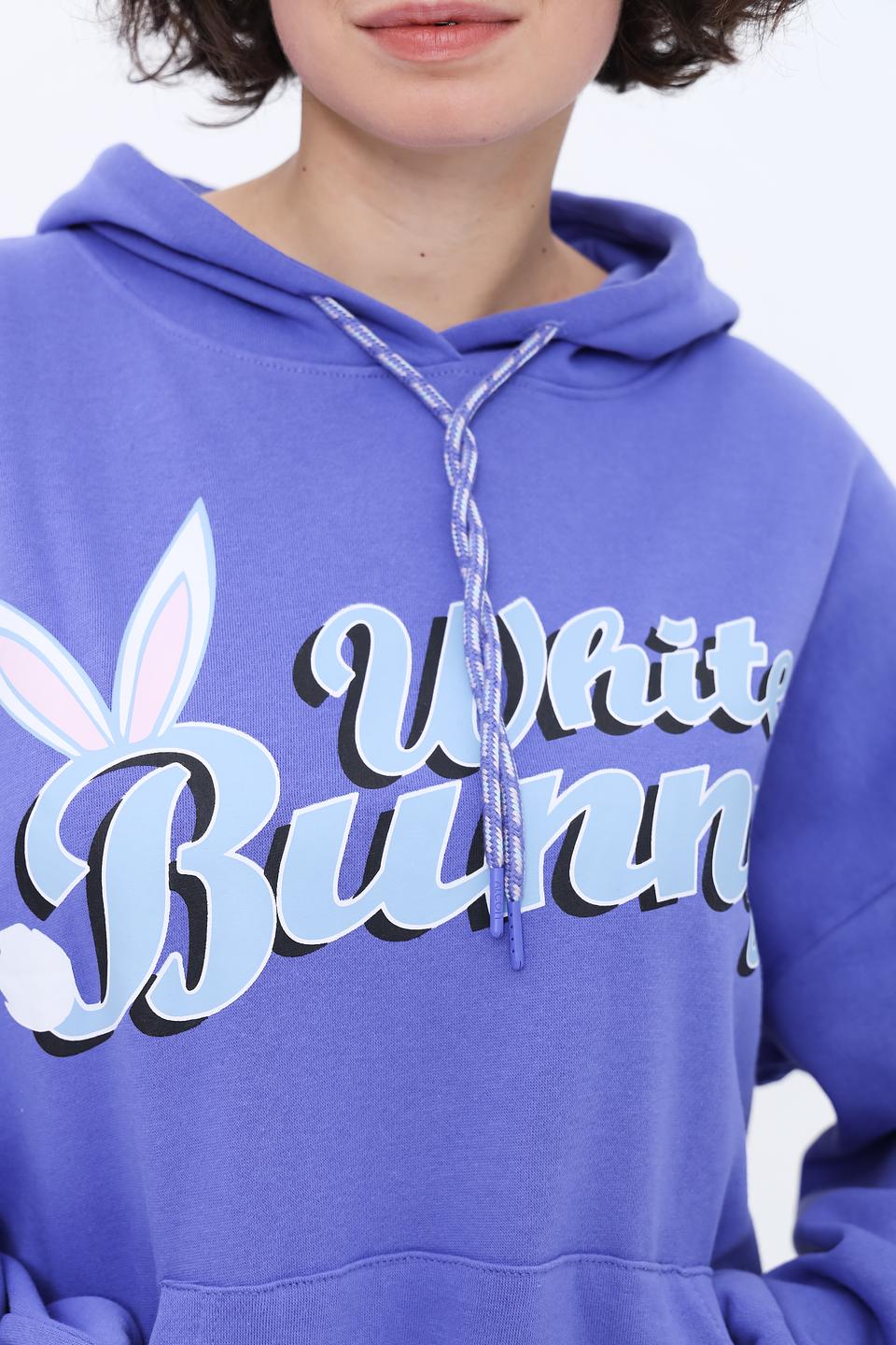 Толстовка Alcott White Bunny лавандовая