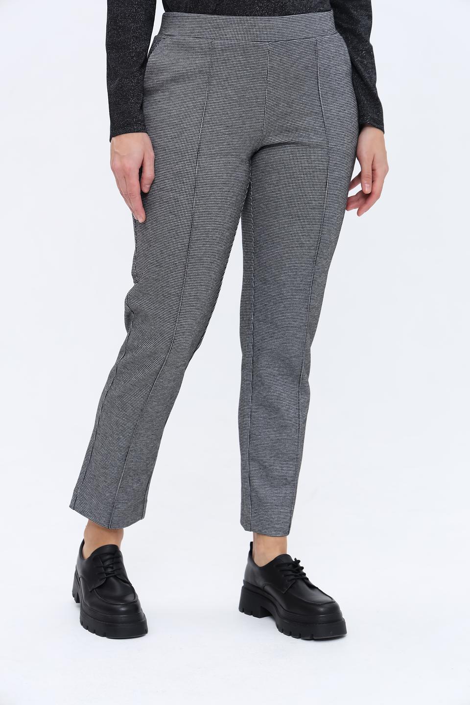 Брюки клетка Olsen серые