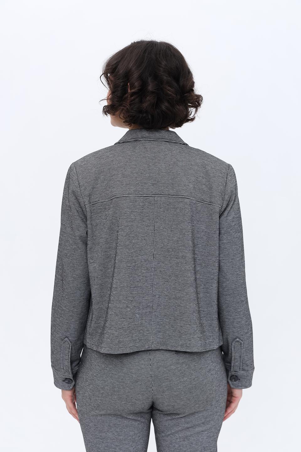 Жакет Olsen в клетку серый