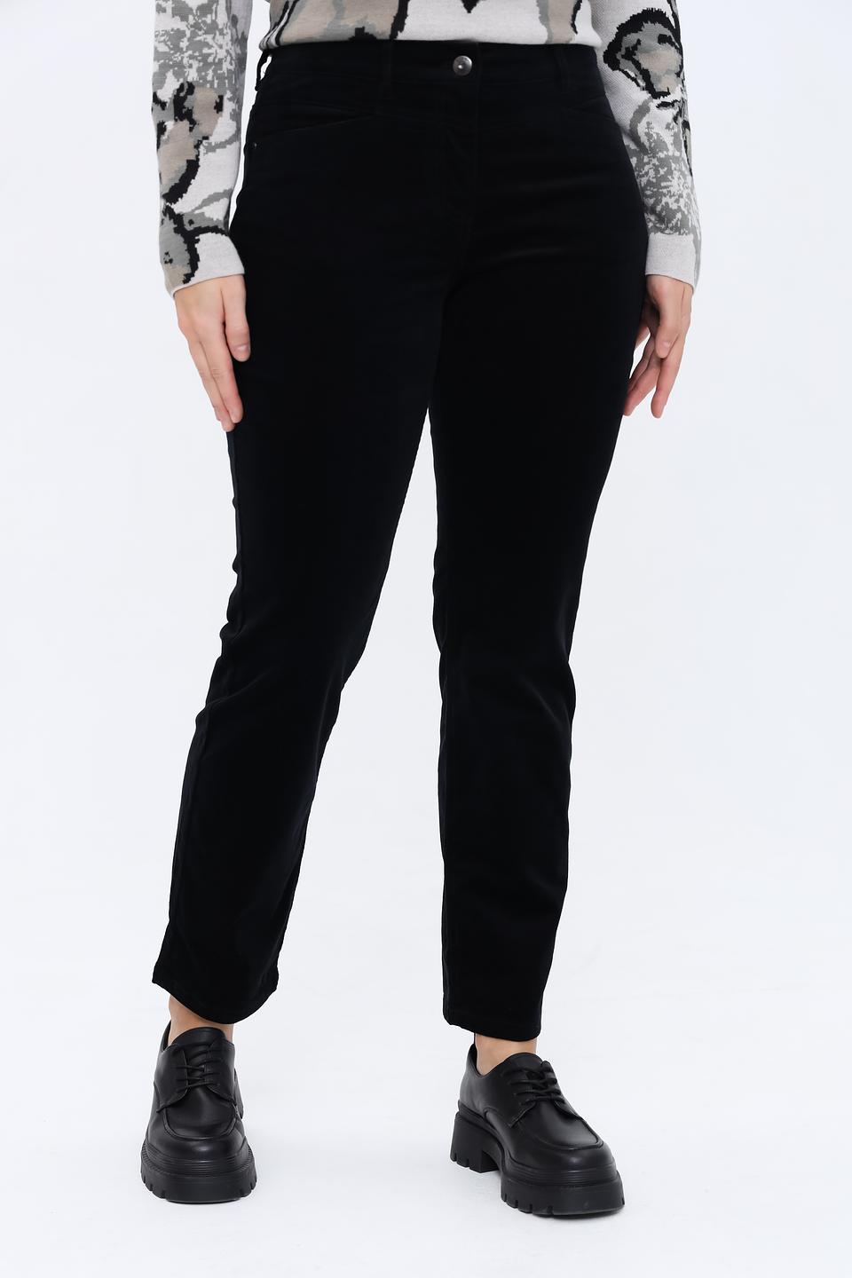 Брюки вельветовые Olsen чёрные
