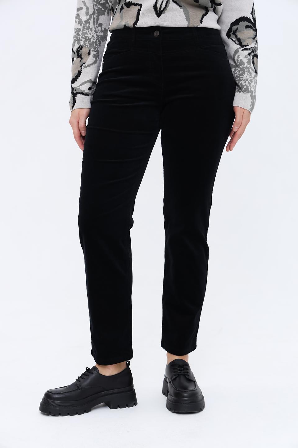Брюки вельветовые Olsen чёрные