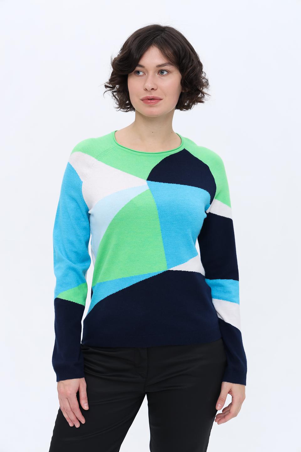 Пуловер Rabe collection геометрия