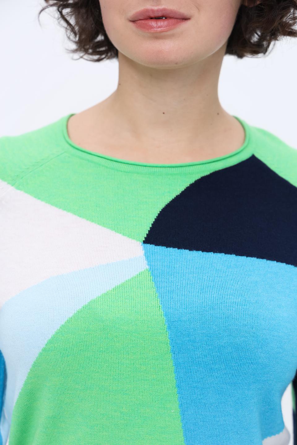 Пуловер Rabe collection геометрия