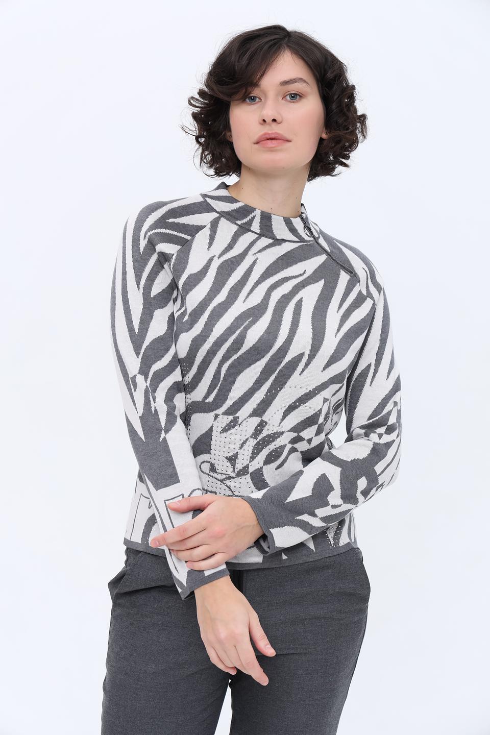 Пуловер Rabe collection зебра