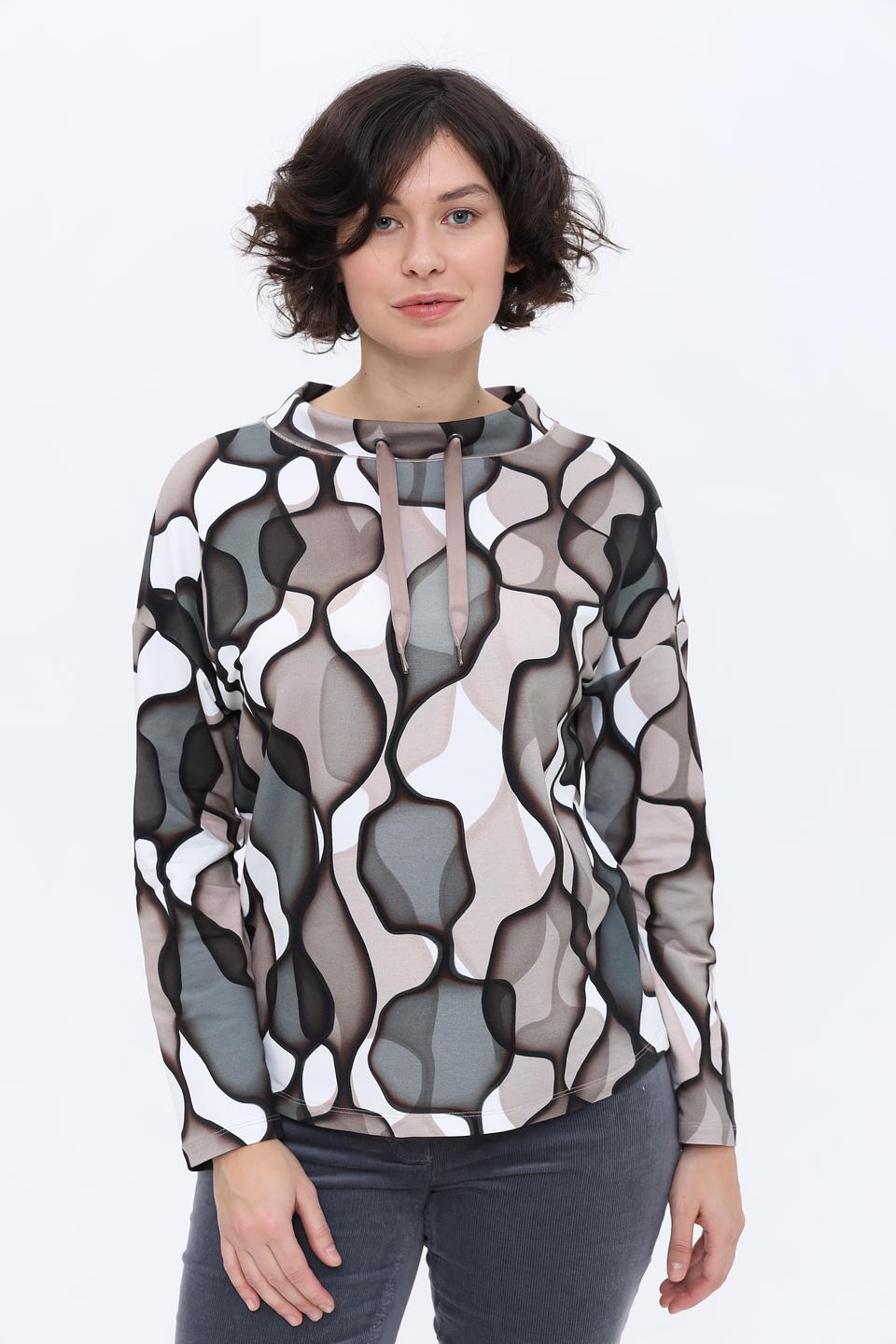 Пуловер Lecomte с принтом