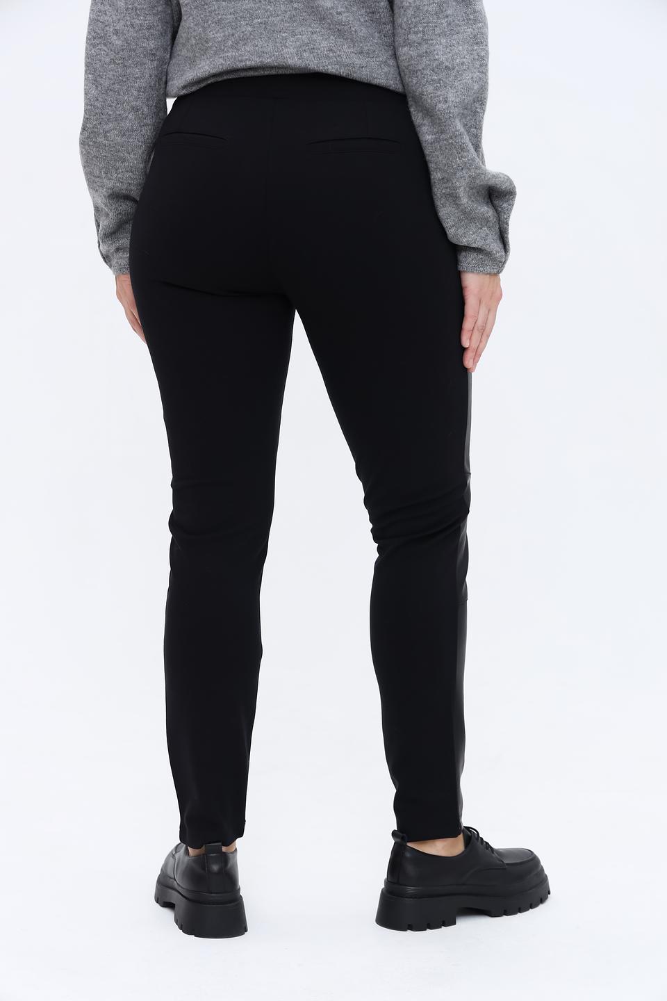 Брюки Monari эко-кожа черные