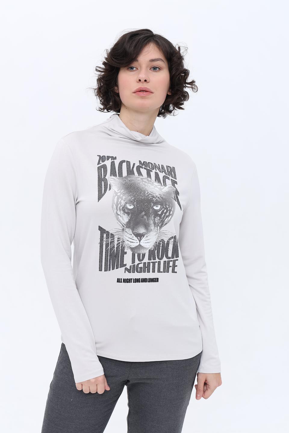 Пуловер Monari с принтом тигра