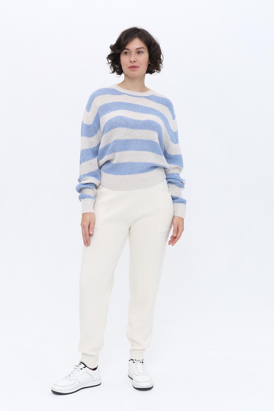 Джемпер Alcott в полоску голубой