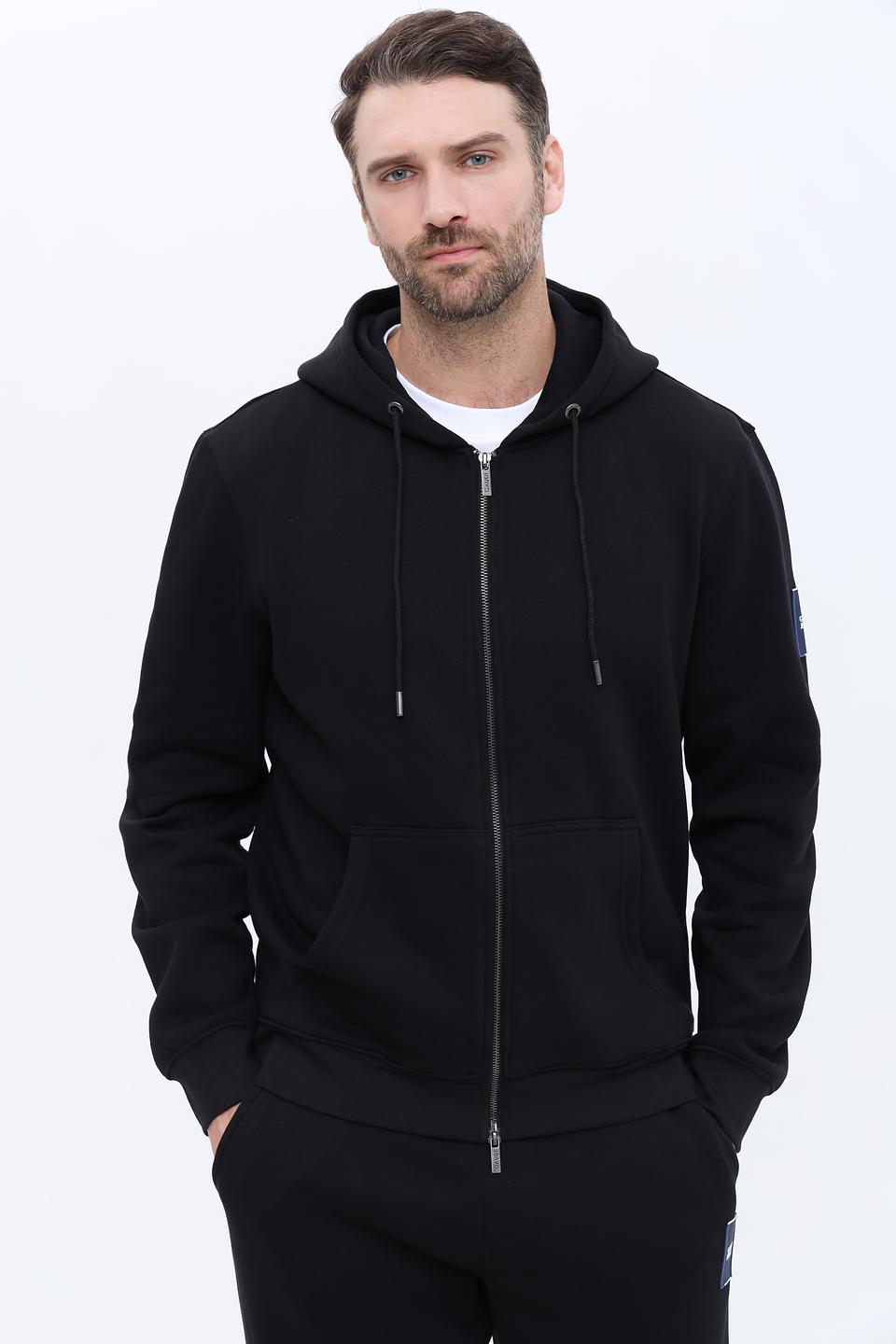 Кардиган Gaudi мужской чёрный на молнии