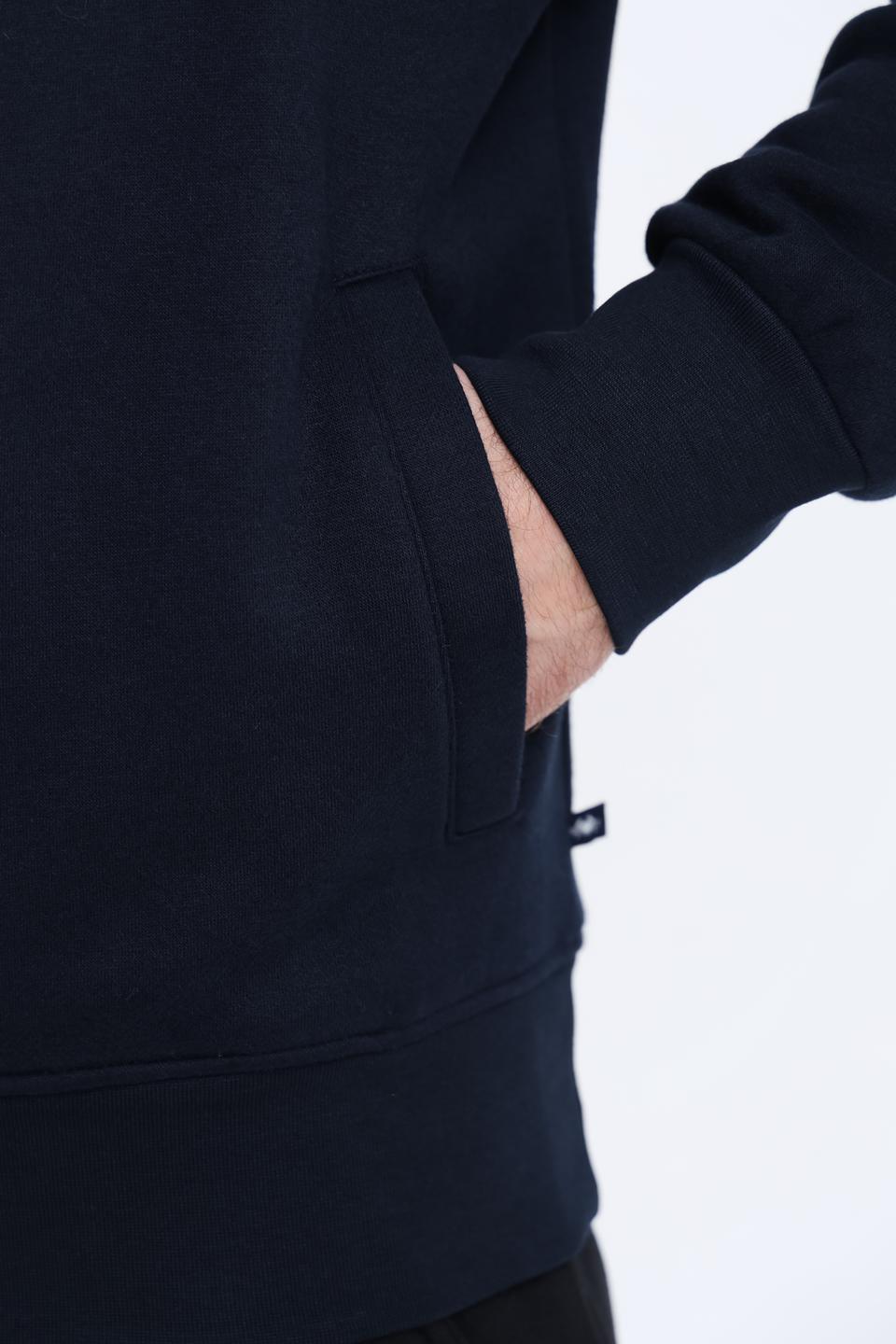 Джемпер Granchio мужской тёмно-синий с молнией