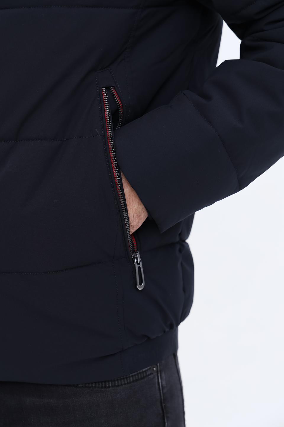 Куртка Bugatti стеганая темно-синяя