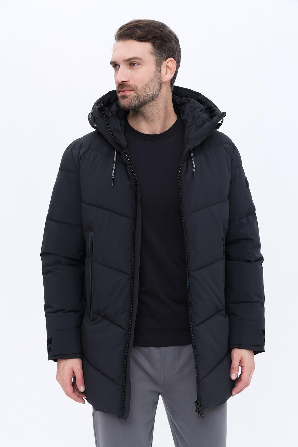 Куртка Bugatti стеганая чёрная