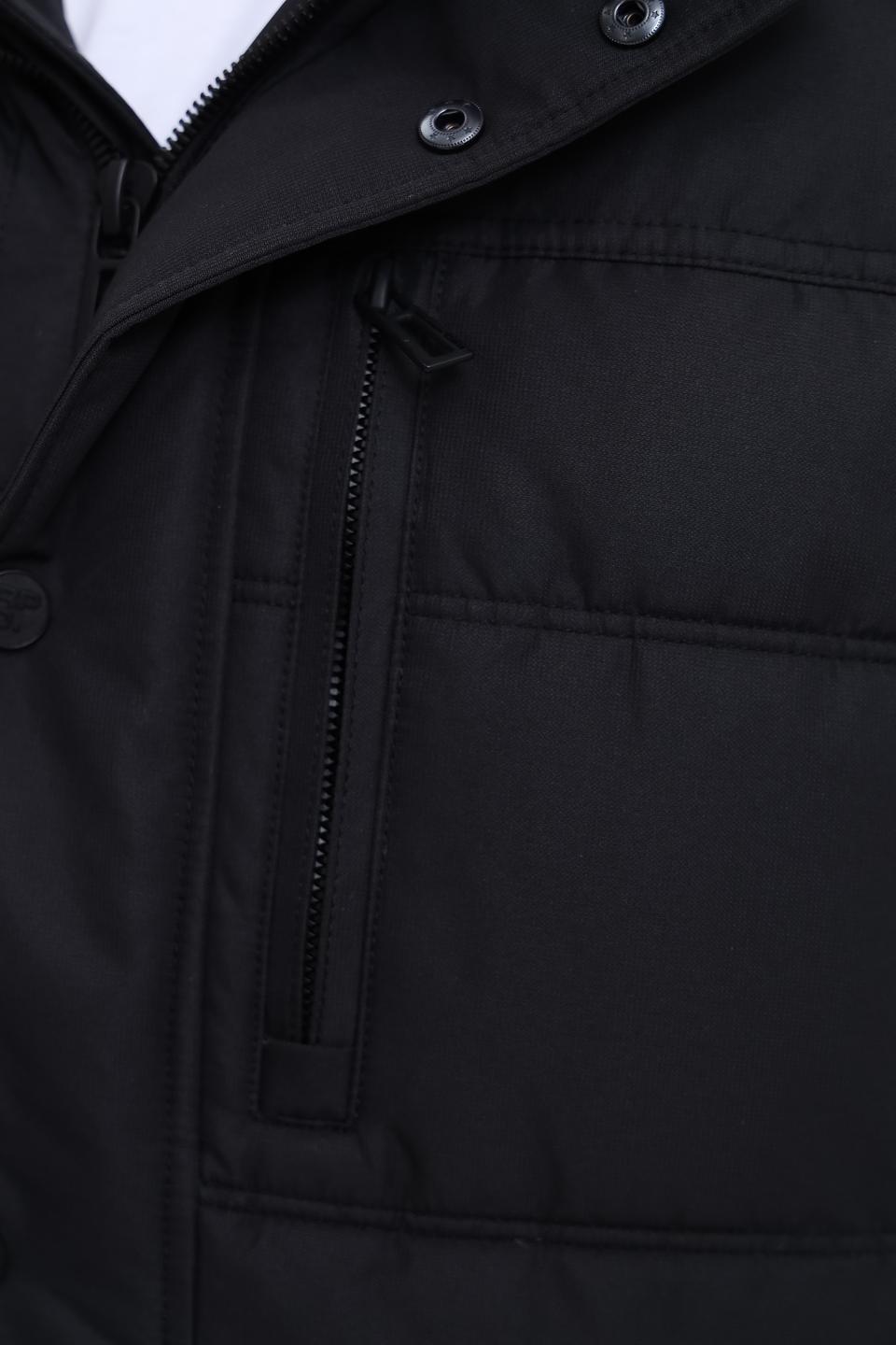 Куртка Red Point чёрная с мехом