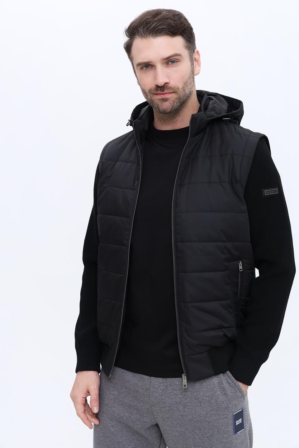 Жилет Bugatti стеганый чёрный