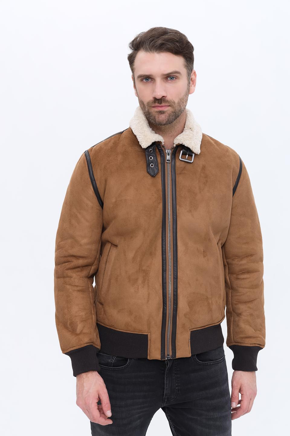 Куртка Alcott коричневая с мехом