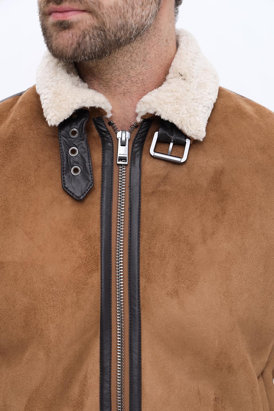 Куртка Alcott коричневая с мехом