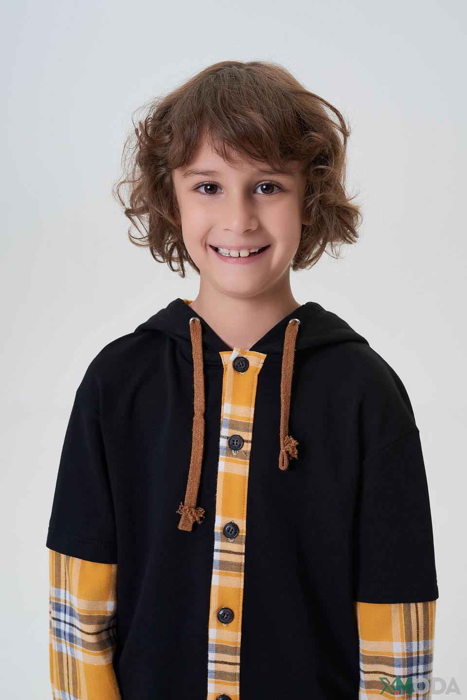 Джемпер Choupette чёрно-клетчатый